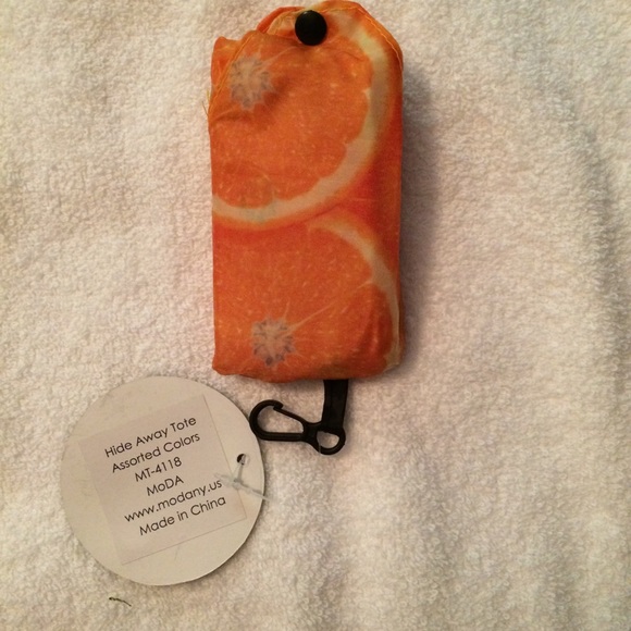 🍊NWT Reusable & Foldable Eco-Friendly Tote Bag🍊 - Picture 5 of 8